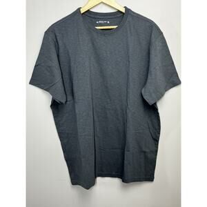 American Giant Premium Slub Crew Tee Mens XL Gray Cotton T Shirt Made in USA